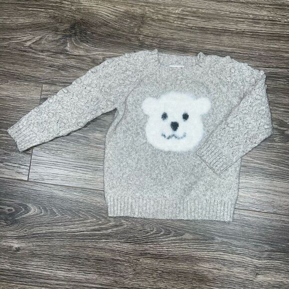 Cat & Jack Girls Polar Bear Sweater size 18 months - Picture 1 of 5